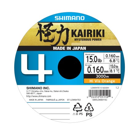 Shimano Örgü Misina Kairiki 4 3000m