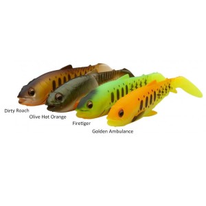 Savage Gear Craft Cannibal Paddletail 10.5cm 12gr Dark Water Mix 4pcs