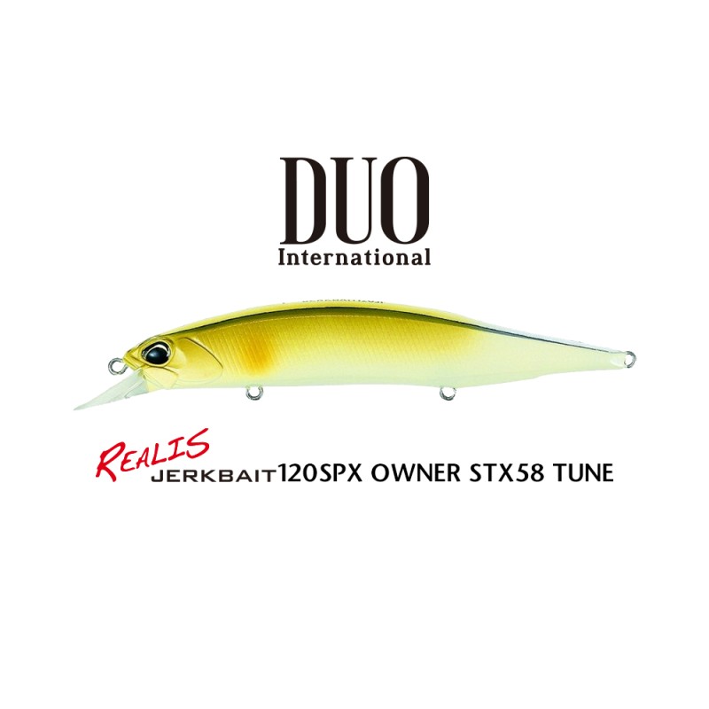 Duo Realis Jerkbait 120SPX Owner STX58 Tune